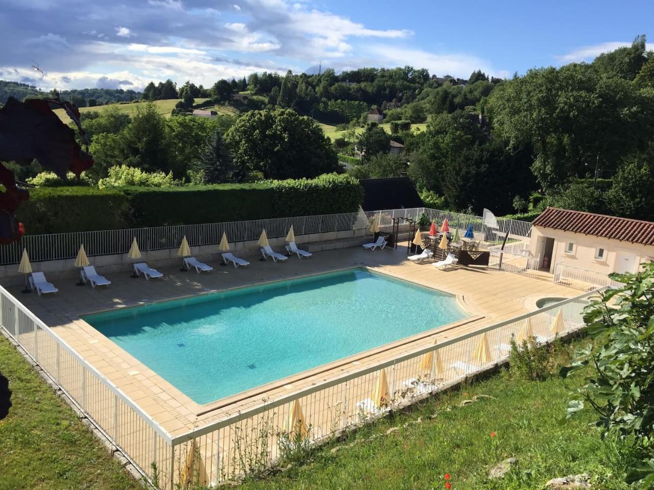 Le N4 Des Hauts De Sarlat, Clim Piscine Parking Exterior foto