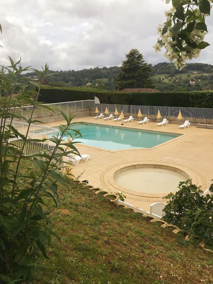 Le N4 Des Hauts De Sarlat, Clim Piscine Parking Exterior foto